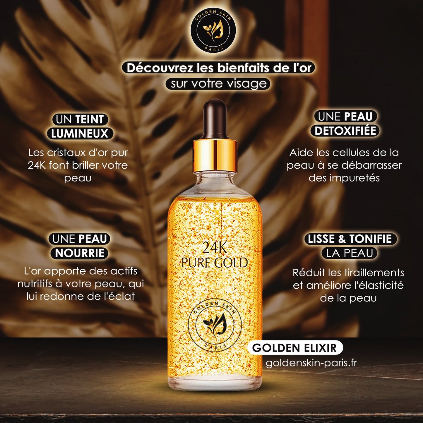 Sérum Pur Gold - Sublimez votre éclat naturel